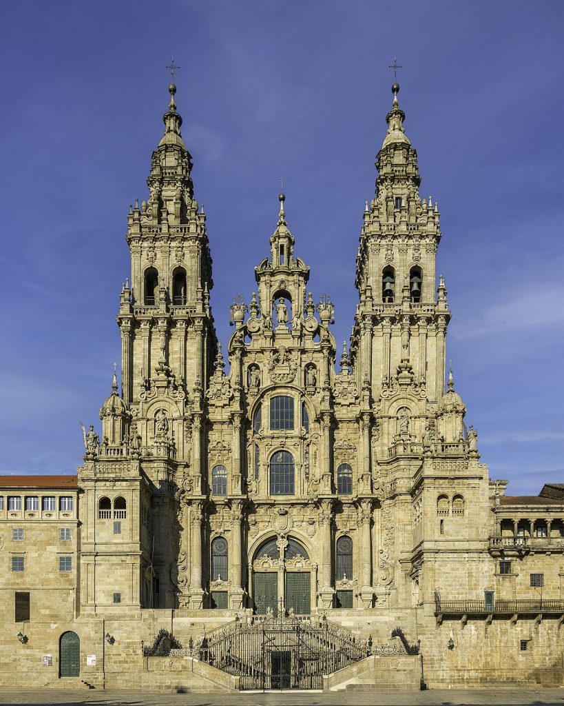 Fachada del Obradoiro de la Catedral de Santiago de Compostela