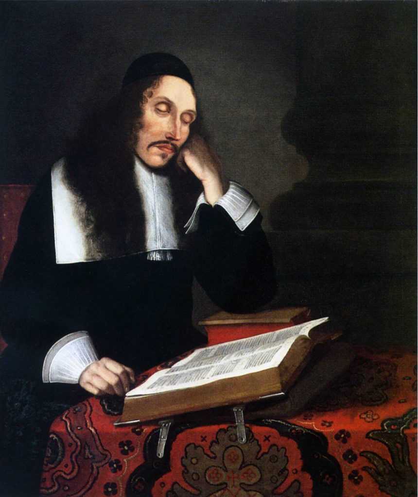 Retrato de Baruch Spinoza para ilustrar el monismo filosófico