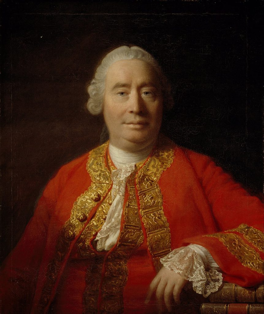 Retrato de David Hume, filósofo fundamental en el debate moderno sobre la causalidad