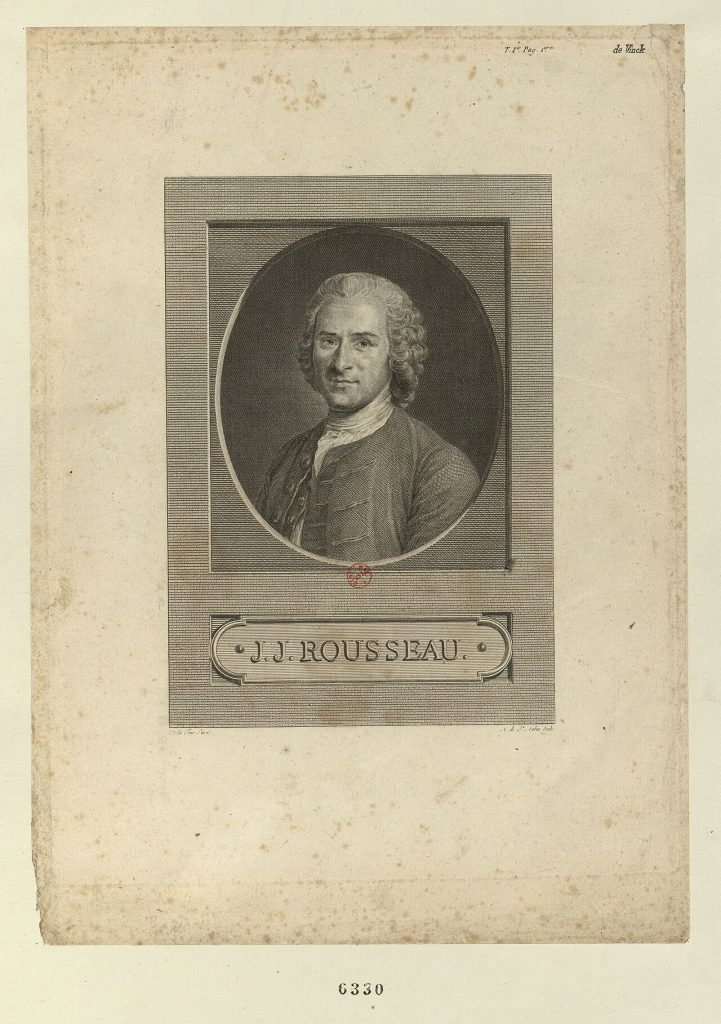 Retrato de Jean-Jacques Rousseau para ilustrar el concepto de voluntad general