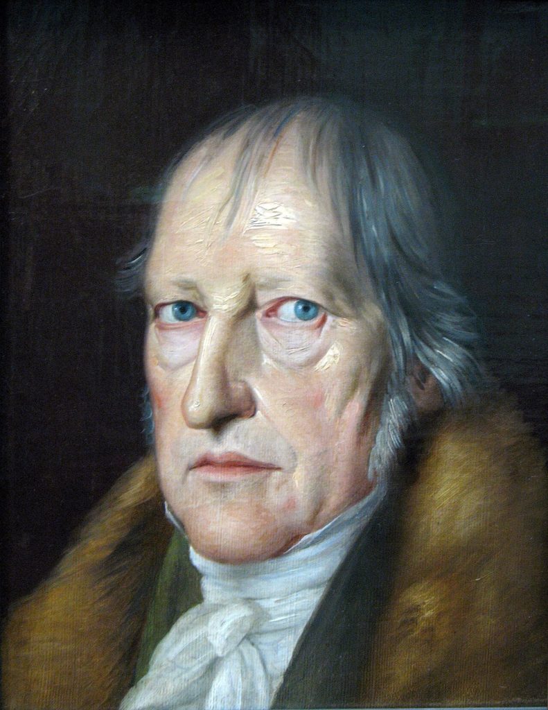 Retrato de G. W. F. Hegel para ilustrar la dialéctica hegeliana