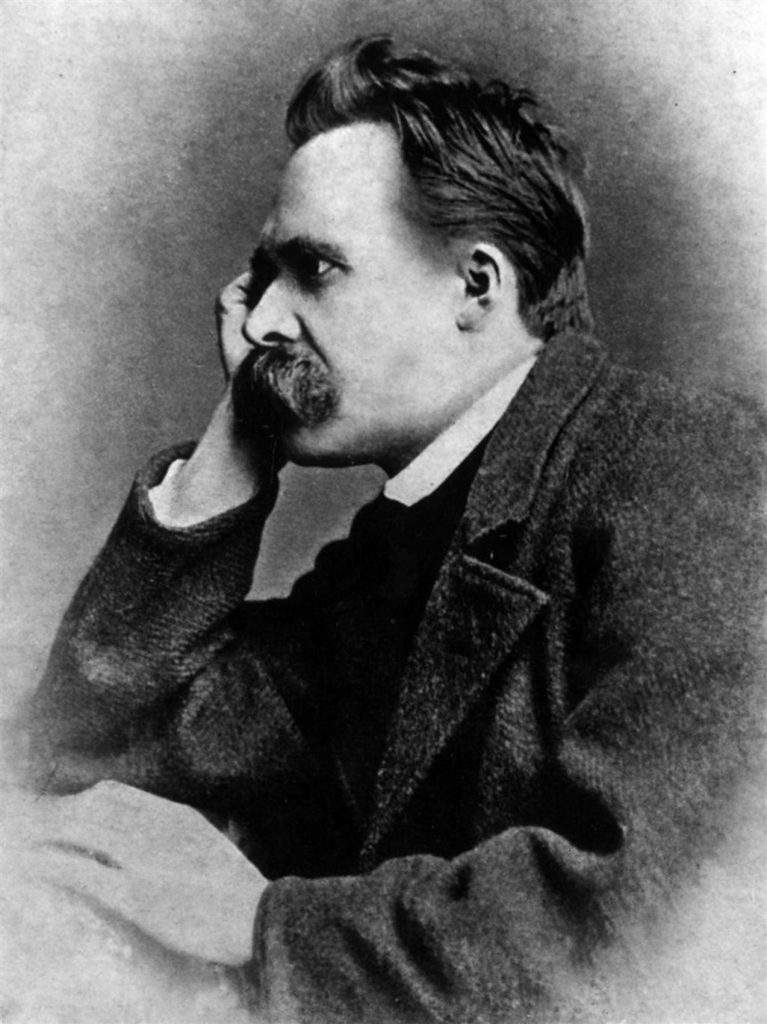 Retrato de Friedrich Nietzsche asociado al concepto de superhombre