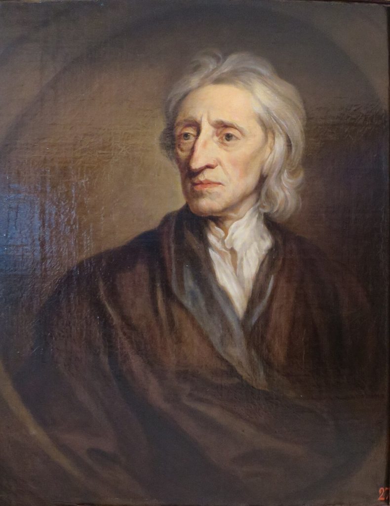 Retrato de John Locke como representante del empirismo moderno