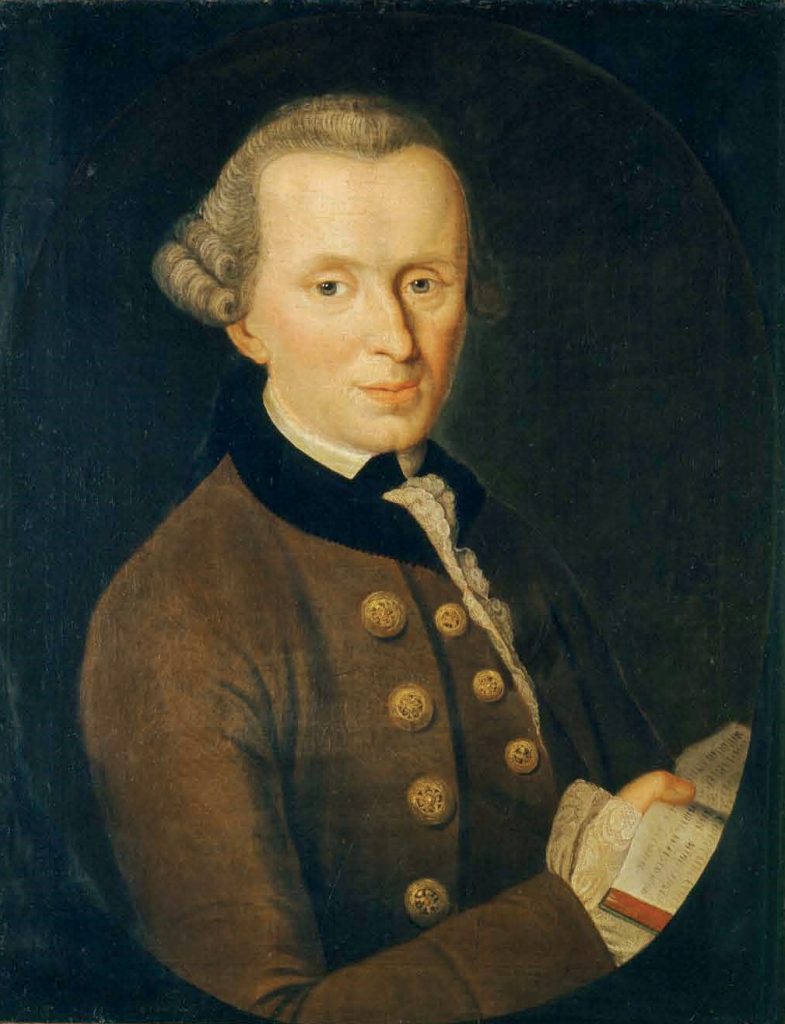 Retrato de Immanuel Kant, creador del idealismo trascendental