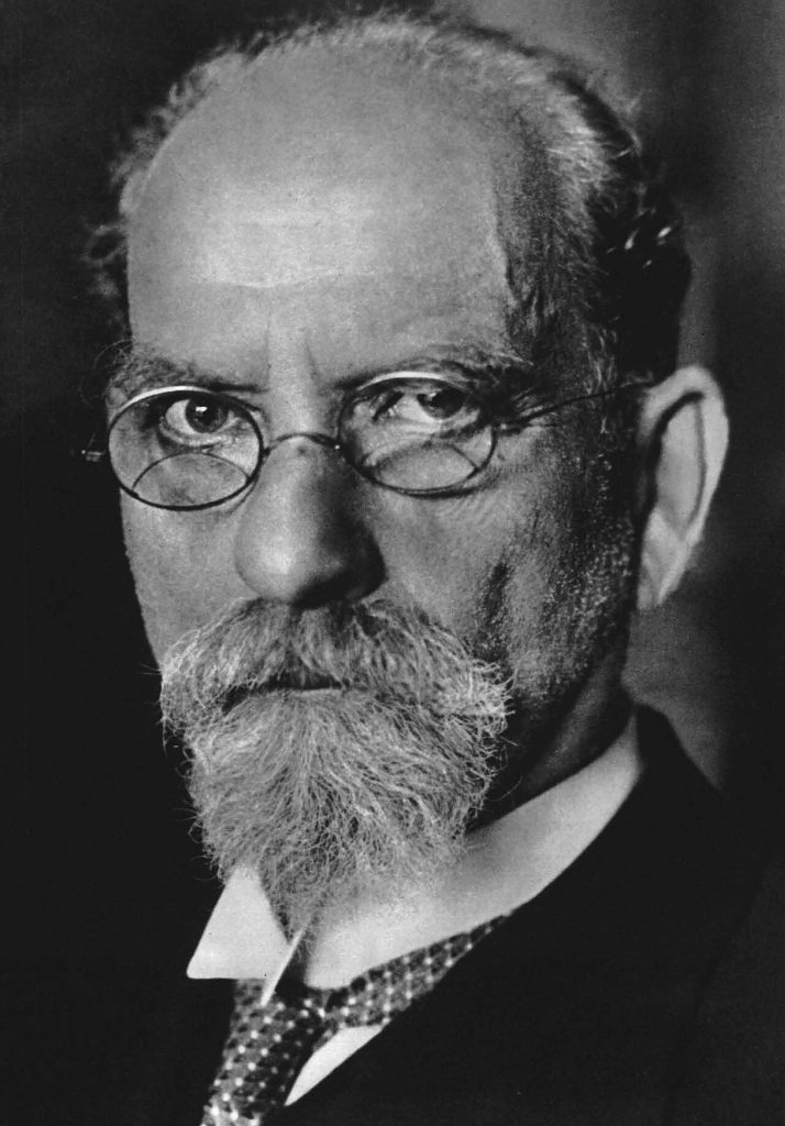 Retrato de Edmund Husserl, fundador de la fenomenología