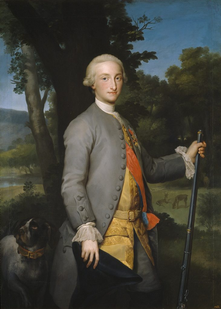 Retrato de Carlos III, monarca asociado al reformismo ilustrado español