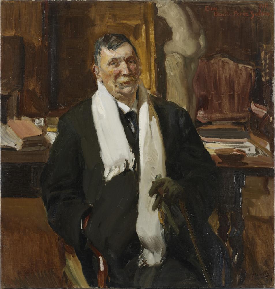 Retrato histórico de Benito Pérez Galdós como referente del Realismo literario