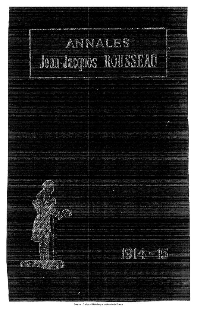 Portada histórica de El contrato social de Jean-Jacques Rousseau
