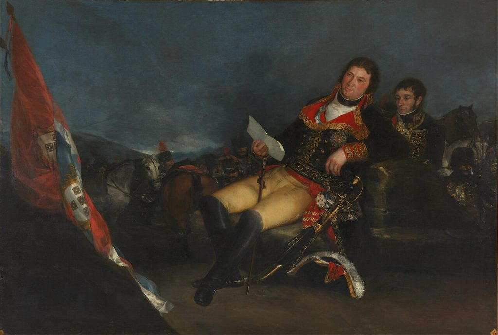 Retrato de Manuel Godoy, principal ministro de Carlos IV.