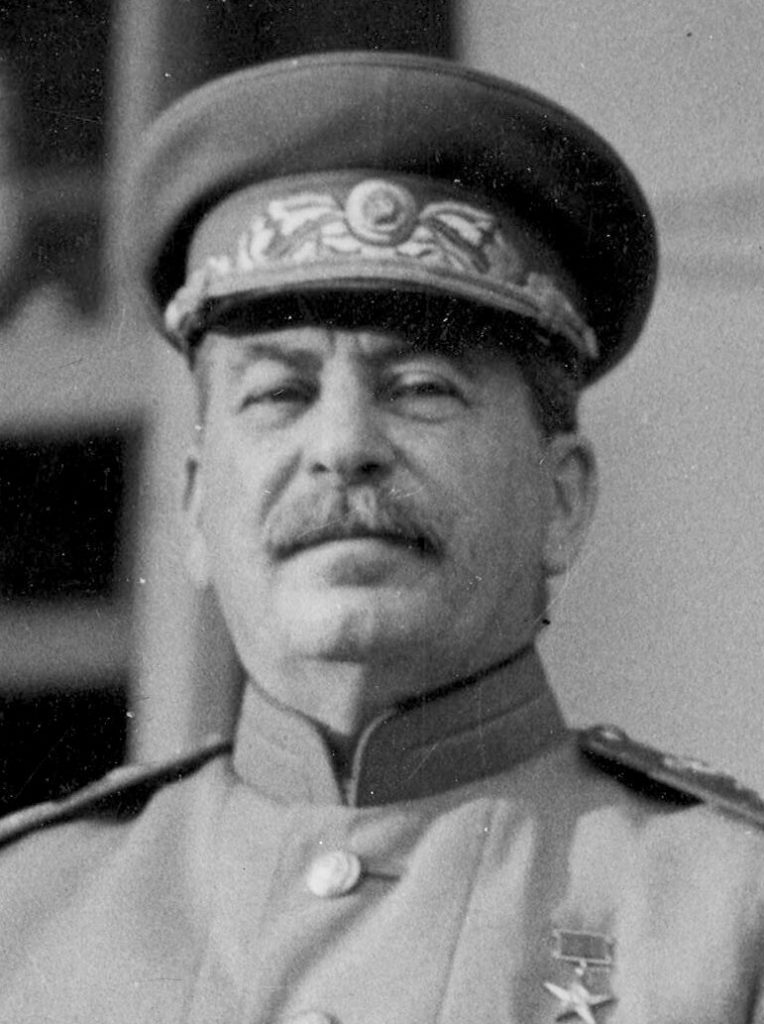 Retrato de Iósif Stalin durante la Conferencia de Teherán de 1943
