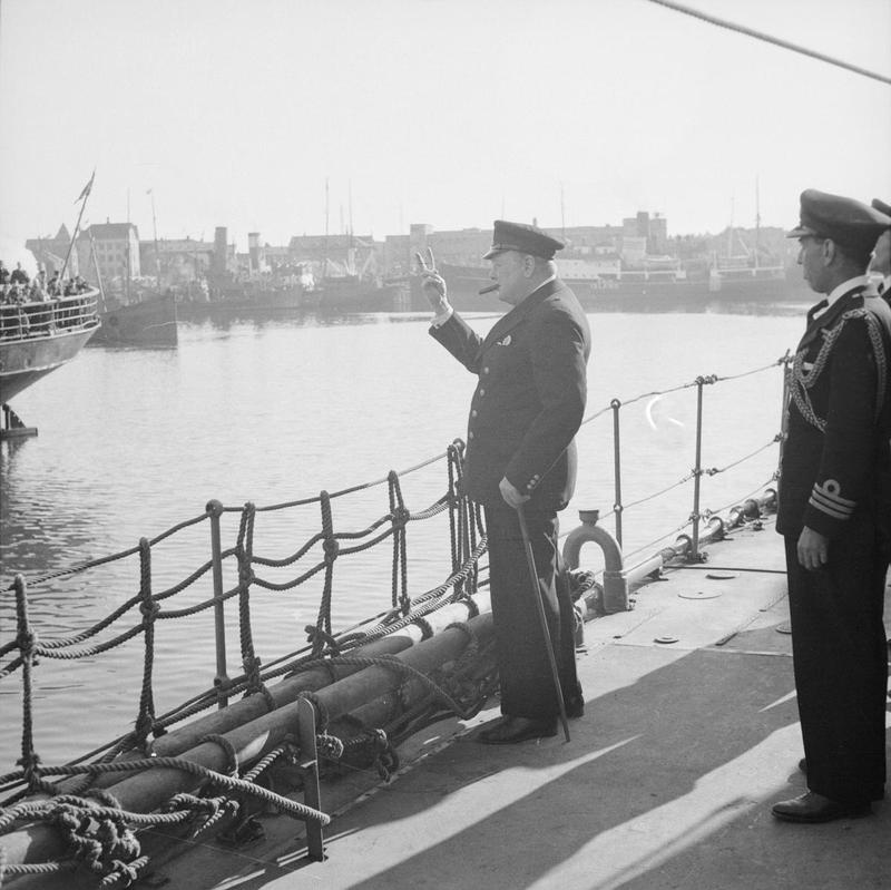Winston Churchill durante la Segunda Guerra Mundial