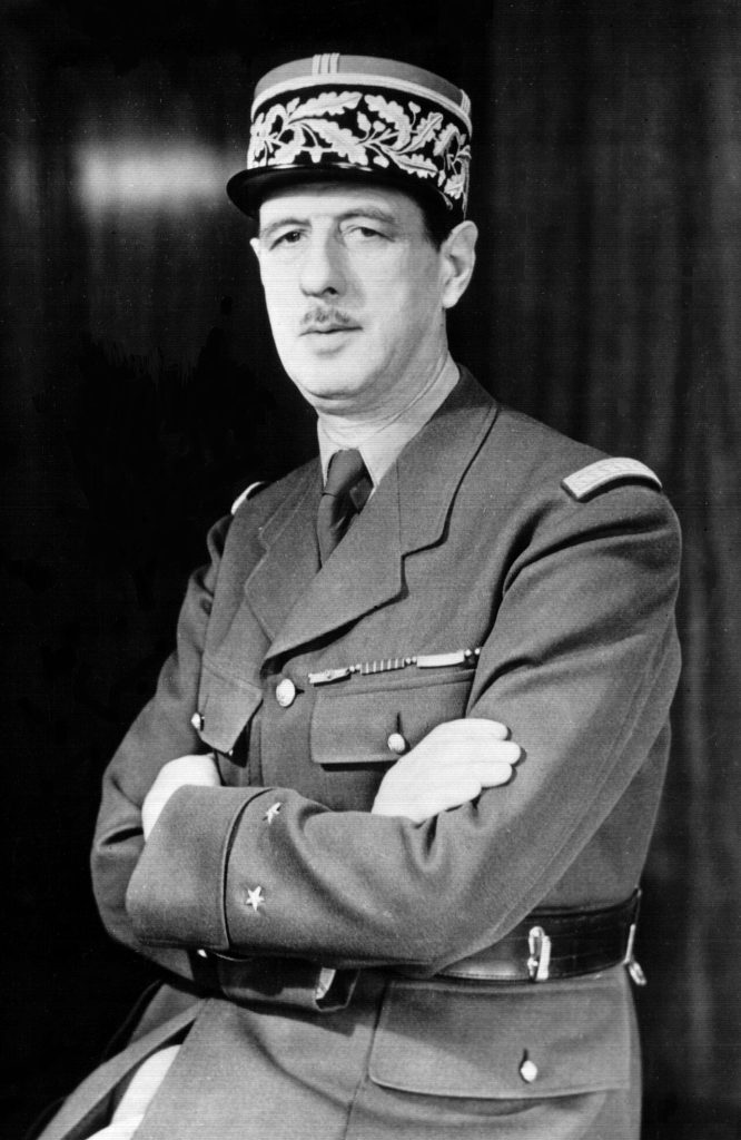 Retrato de Charles de Gaulle